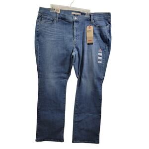Levi Strauss Women's Hypersoft Classic Bootcut Jeans Size 24W 83024-0878